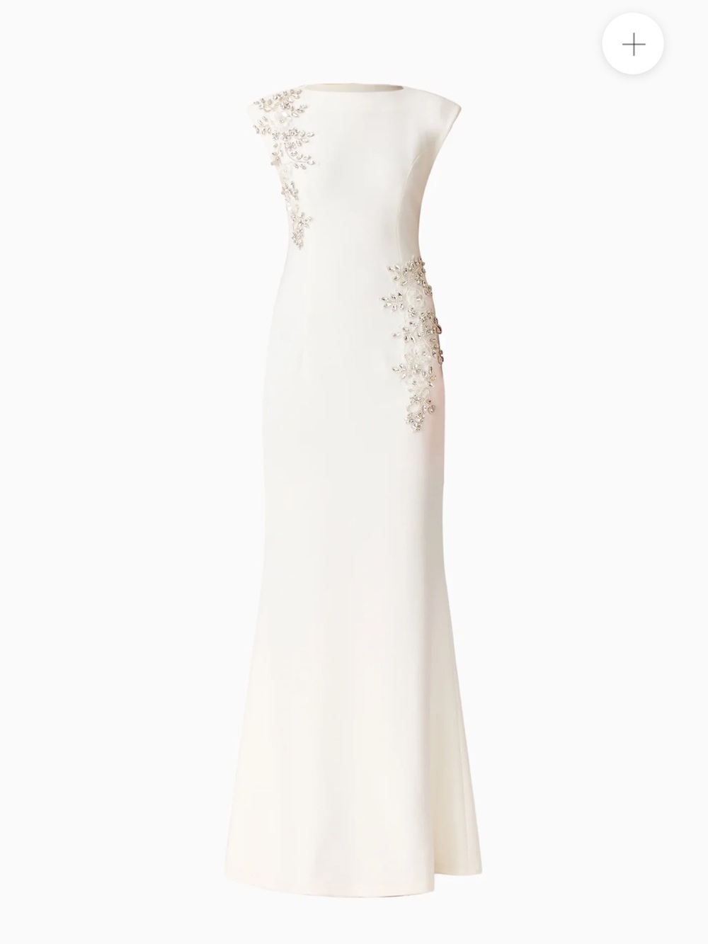 elliatt veda white 3d floral embellished diamante bridal gown maxi dress XXL NEW - Picture 15 of 16